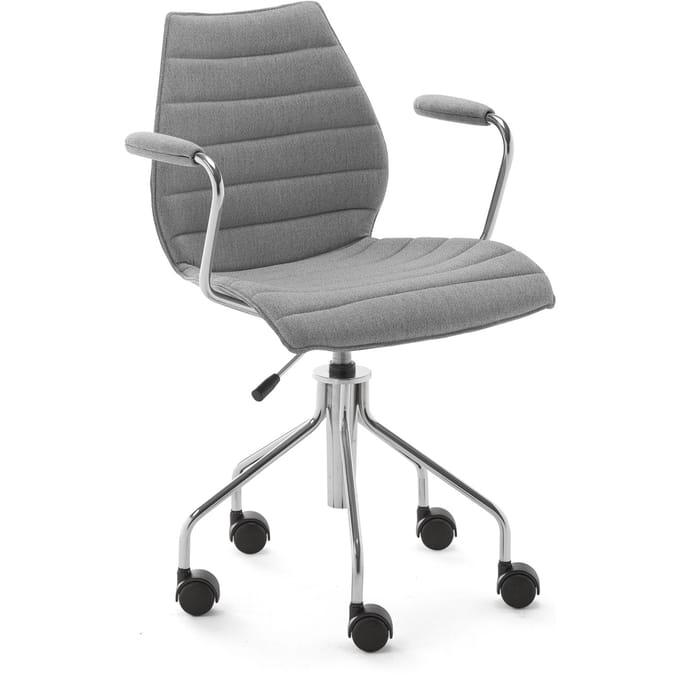 Kartell Maui Soft draaistoel - grijs