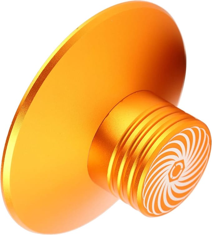Platenklem - Stabilisator Draaitafel - Verbeter Geluidskwaliteit - Aluminium Constructie - 79mm Diameter - Goud