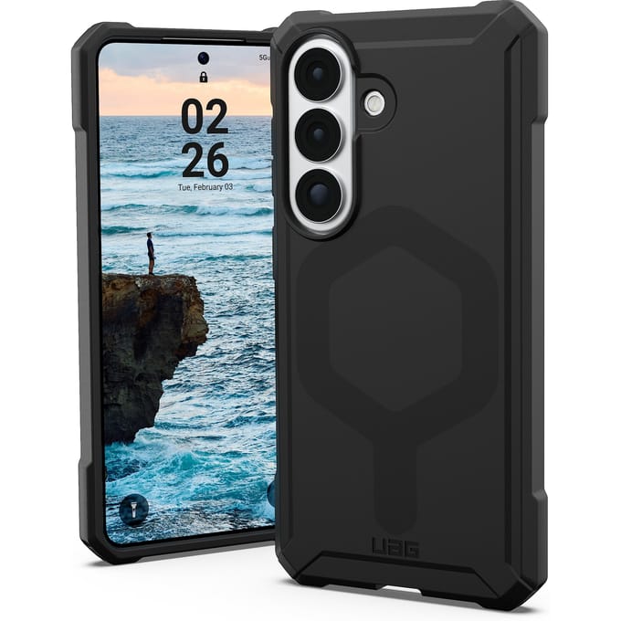 Urban Armor Gear Essential Case Samsung Galaxy S26+ Zwart MagSafe compatible, Met magneetmodule