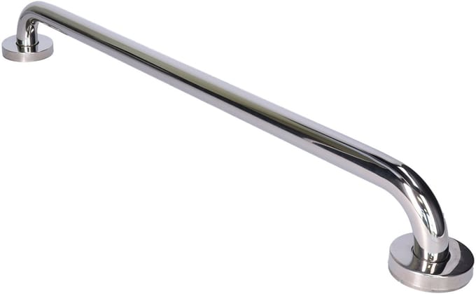 Gerimport Badkamer handgreep - zilver - 60 cm - RVS metaal - douche wand handgrepen