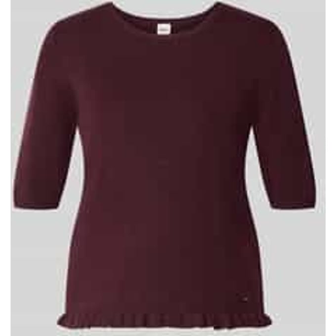 Regular fit pullover van mix van scheerwol en kasjmier model 'NINA'