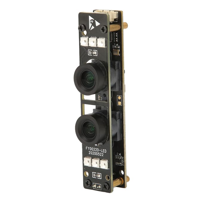 Dubbele Lens USB Cameramodule 2MP 1080P Breed Dynamisch Laag Stroomverbruik Webcammodule voor Bioanalyse black