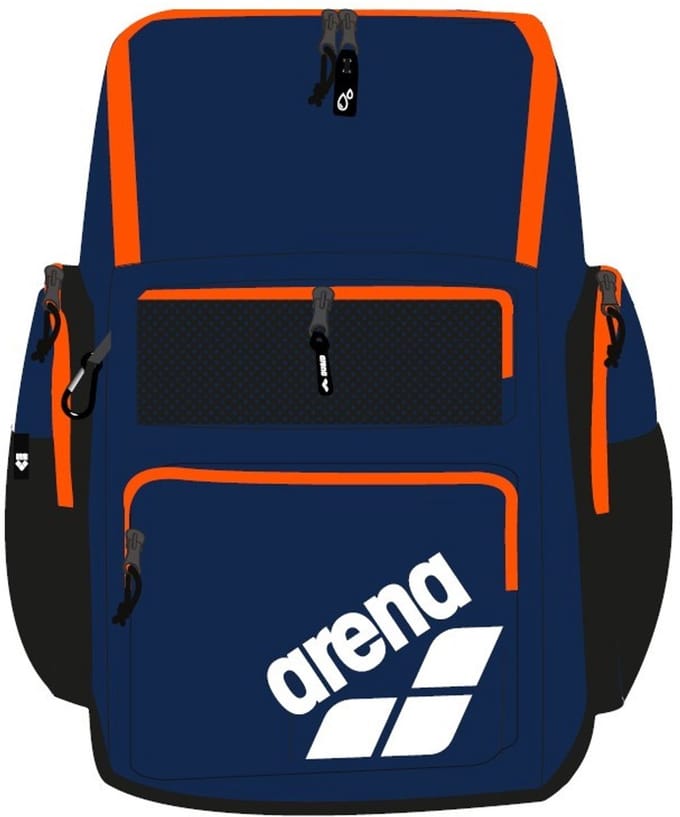 ARENA | One Go Backpack 45L navy-orange