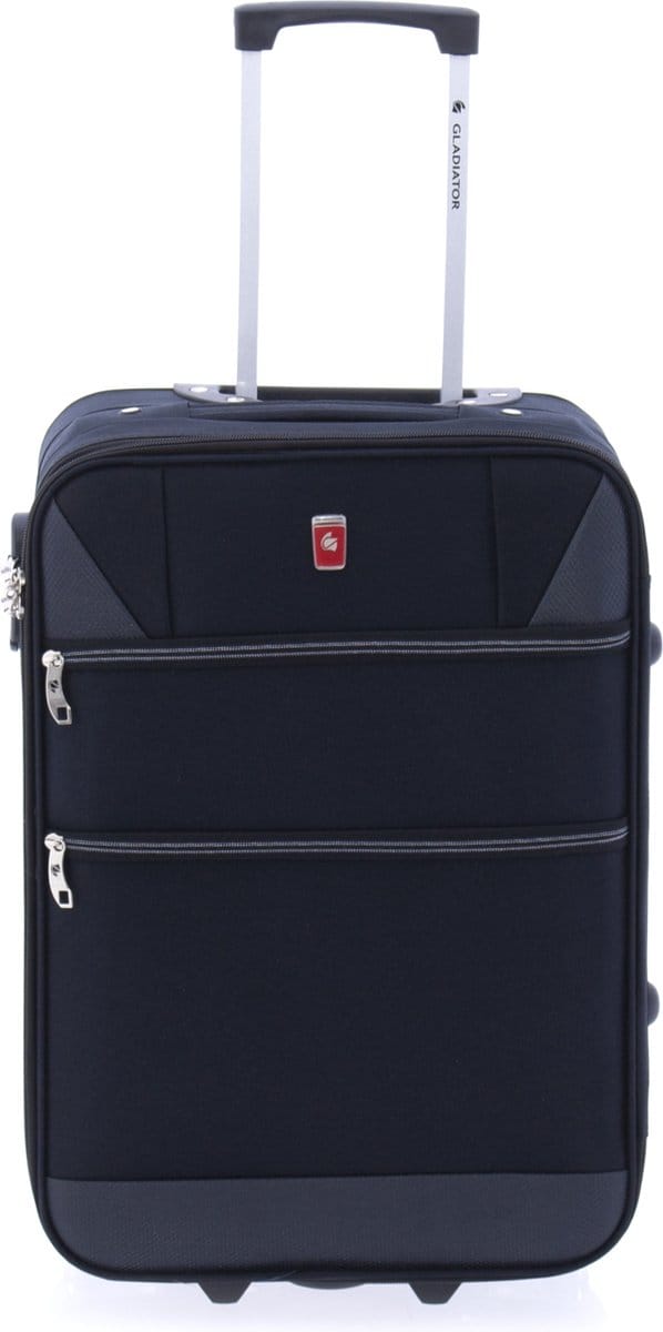 Gladiator Metro Handbagage Koffer - 52 cm - 34 liter - Zwart