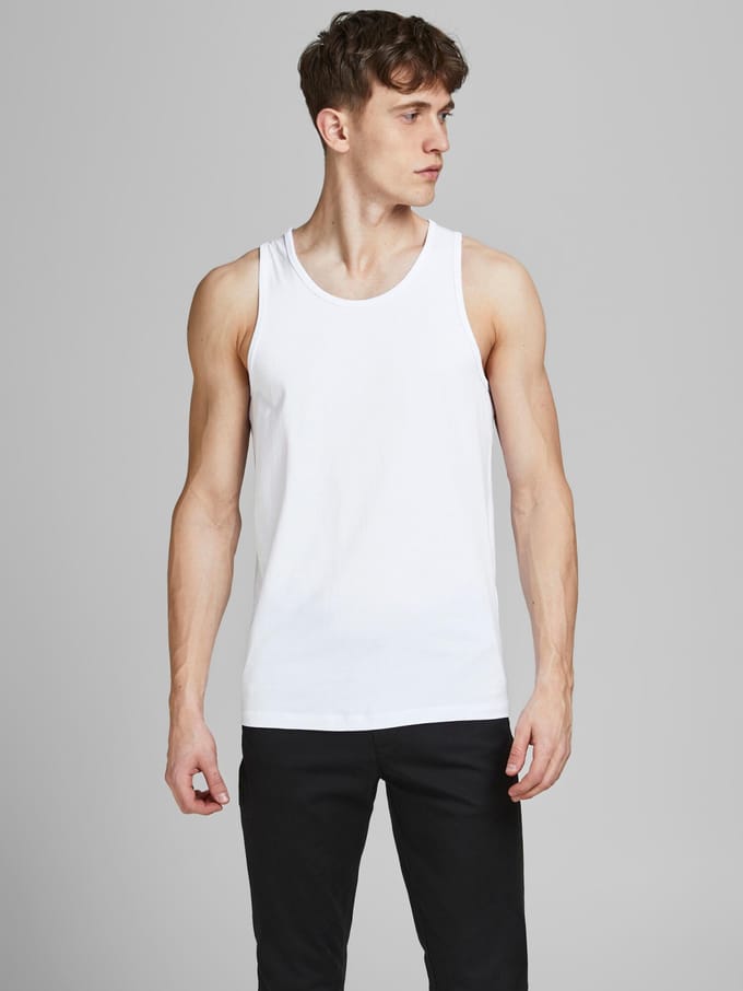 JACK & JONES- JACBASIC TANKTOP 2 PACK NOOS - Heren - T-shirt
