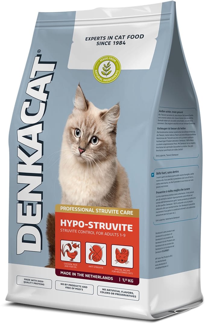 Denkacat Hypo Struvite Kattenvoer - 1,25 kg