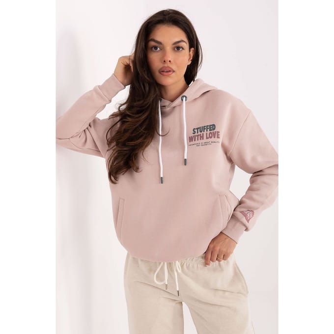 Playful Bear Hoodie - Altrosa / M