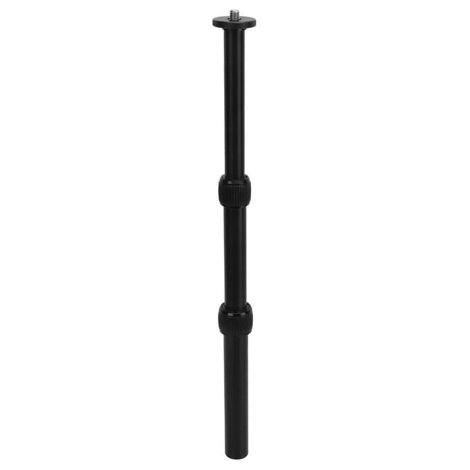 3-delige statiefverlengarm Sterk draagvermogen Lichtgewicht aluminiumlegering statiefverlenging black