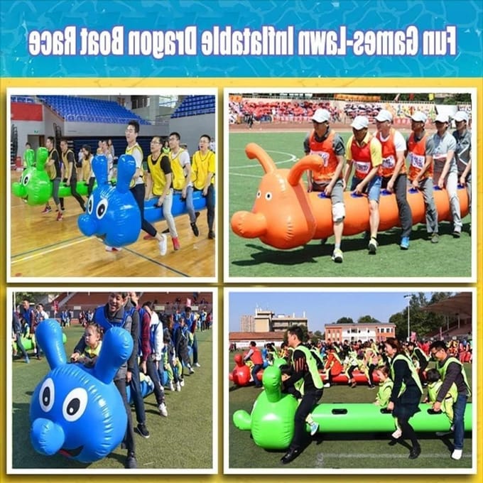 Opblaasbaar Speelgoed - Teamspel - Buitenactiviteit - Grote Afmetingen - 4.5 kg - Multicolor