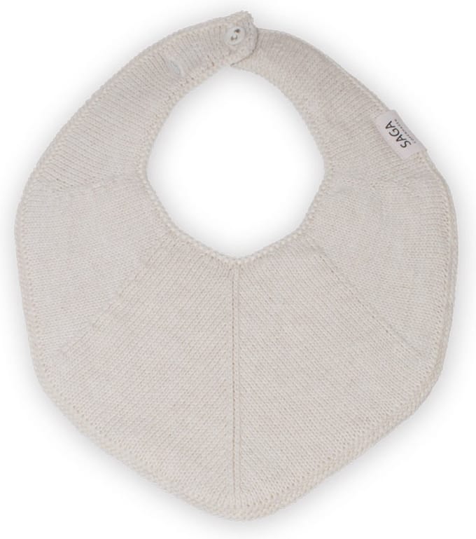 Saga Copenhagen - Gebreide Slab Floja - Ivory - Organic Cotton