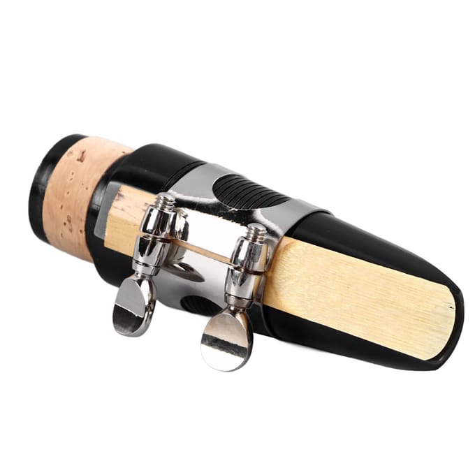 Klarinet Mondstuk Ligatuur Rietkap Muziekinstrument Accessoire voor Vervanging black
