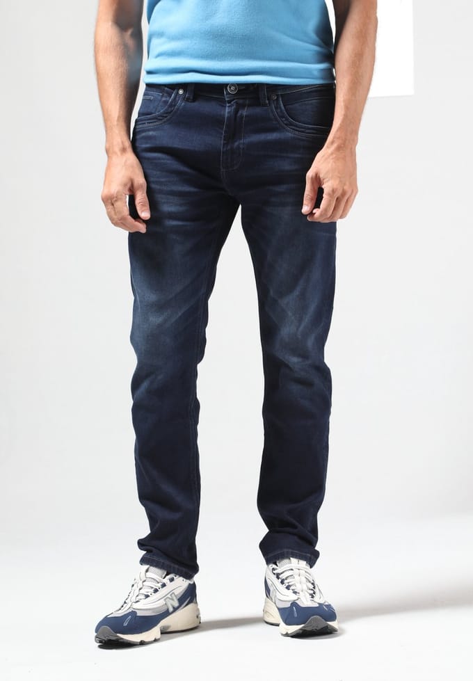 Gabbiano - Atlantic Shift - Heren Regular Jeans - Dark Blue