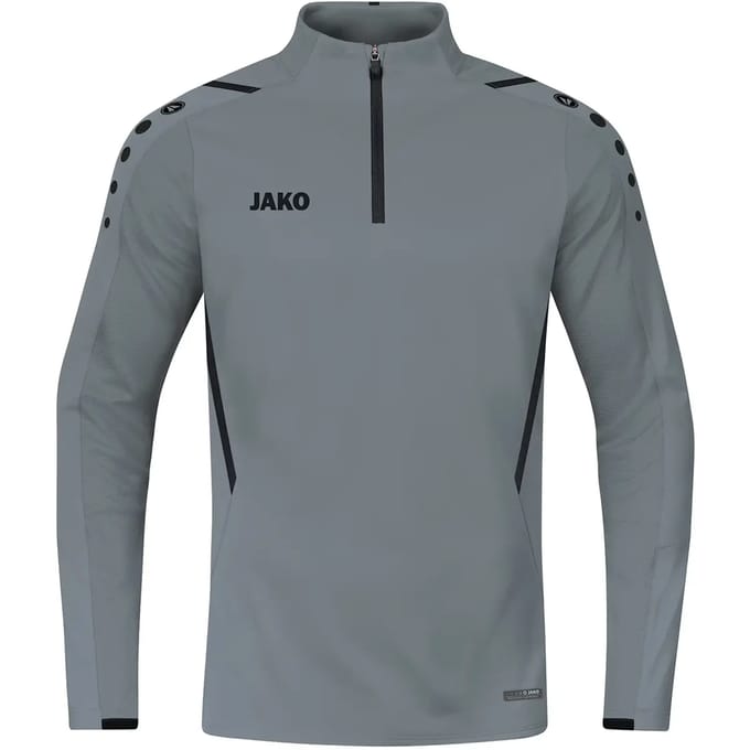 Jako - Ziptop Challenge - Grijs Sportshirt Kids-128