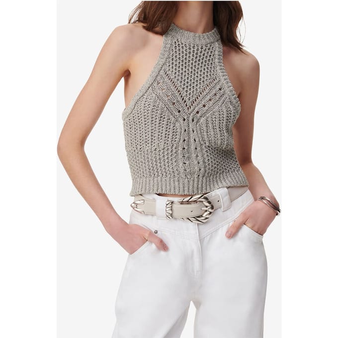 IRO Paris Firoza Pullover Grey/black Taglia: M | Canottiere Outlet | Donna | Grigio