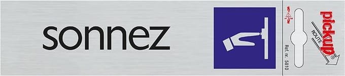 Pickup Route Alulook 165x44 mm - Sonnez