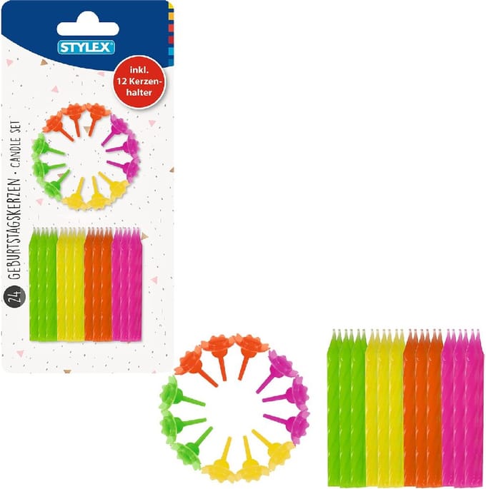 Basic Verjaardagskaarsjes 24 Stuks