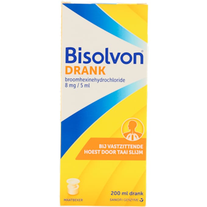 Bisolvon Drank Vastzittende Hoest - 1 x 200 ml