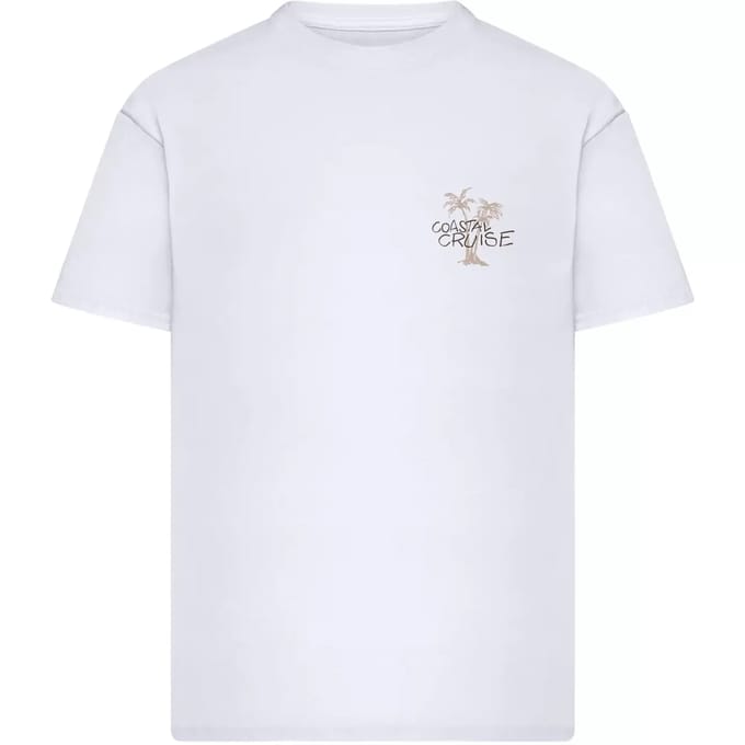 Mister Tee - Coastal Cruise Oversize Heren Tshirt - L - Wit