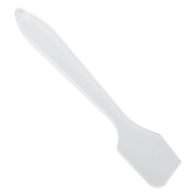 Lot de 20 mini spatules cosmétiques transparentes polyvalentes pour appliquer les crèmes pour le visage white