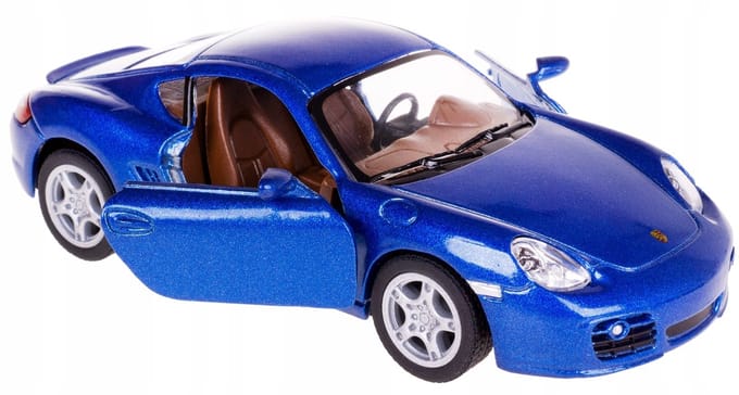 Porsche Cayman S Speelgoedauto Metaal 1:34 - 4 kleuren
