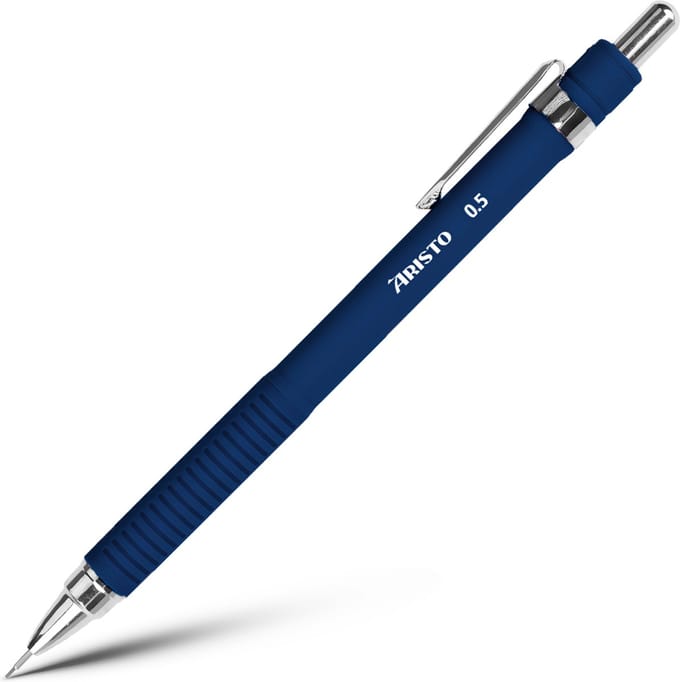 Aristo vulpotlood - Studio Art series - penpunt 0.5mm - hardheid HB - met gum - Deep blue - AR-85718