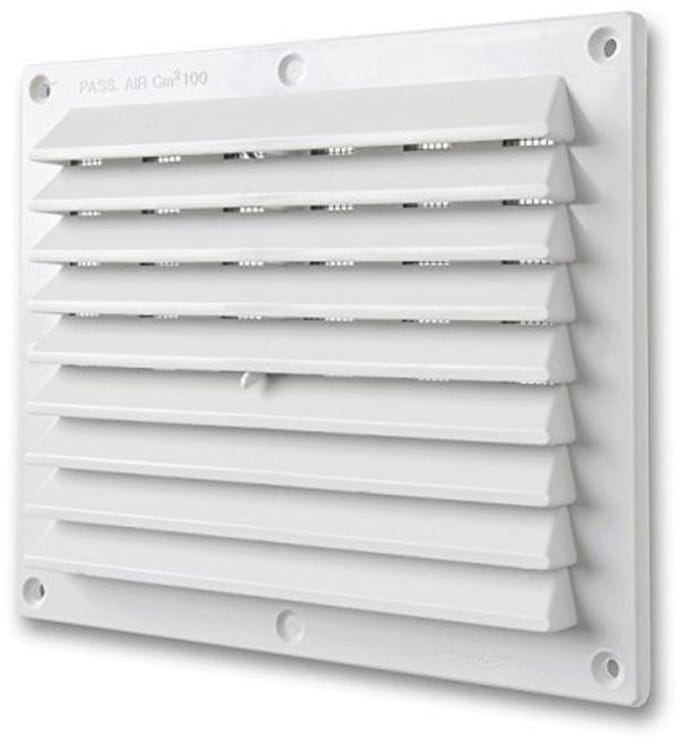 Rechthoekig Ventilatierooster Kunststof 175 x 146 mm - Duurzaam en Efficiënt