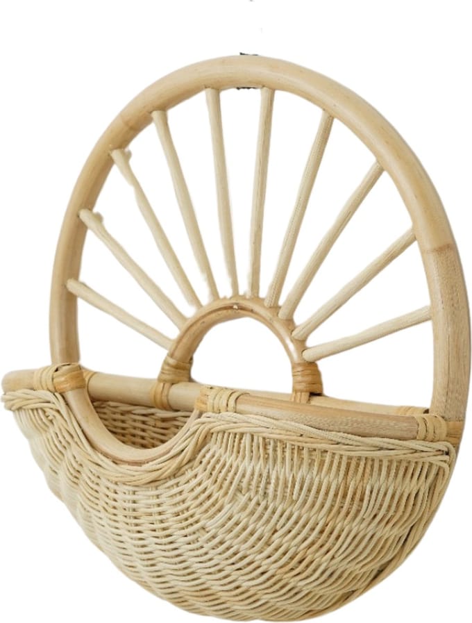 Cokos Sun rotan wandhanger
