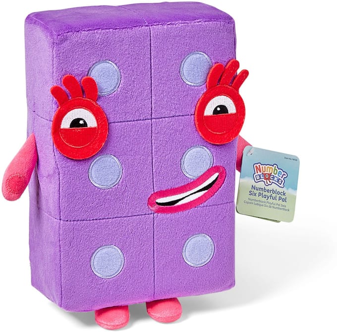 Learning Resources Numberblocks® Six - Knuffel - vanaf 18 maanden