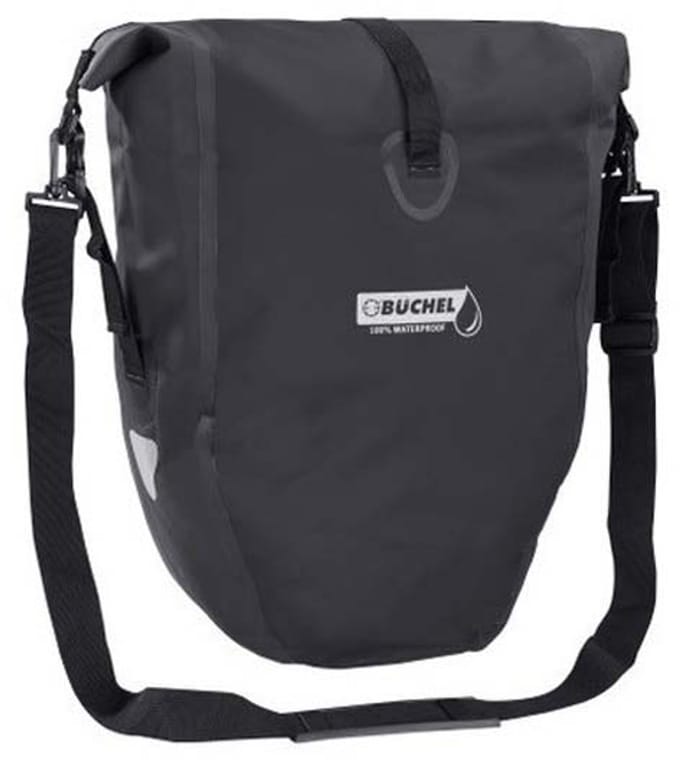 Büchel - Fietstas - 100% waterdicht - 25,4 liter - Olijfgroen