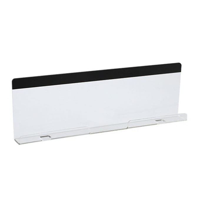 Monitor Onderkant Memo Bord met Laadgat Acryl Computer Message Board voor Mobiele Telefoon Pen white