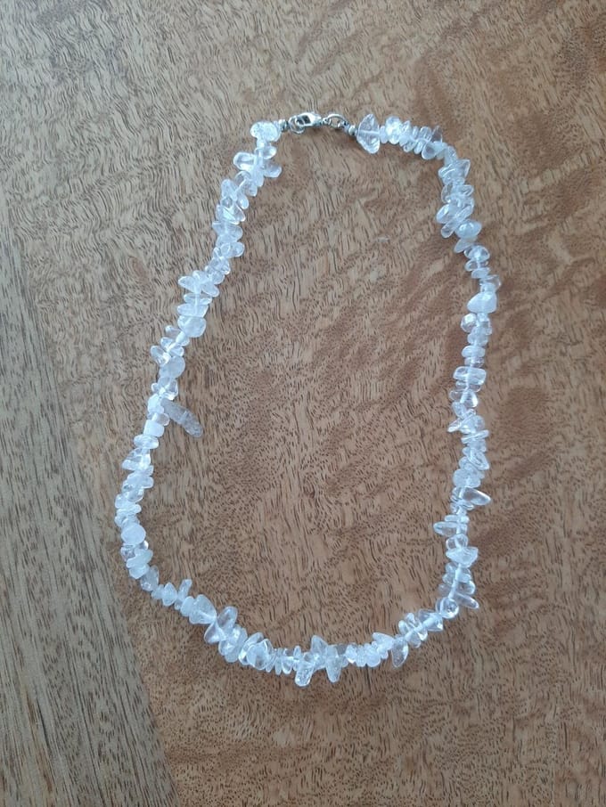 Bergkristal A splitketting