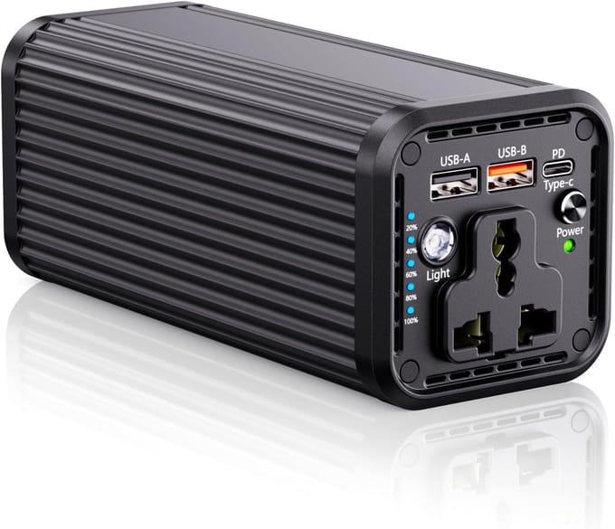 Powerstation - Powerbank - Stroomgenerator - Aggregaat - Zwart
