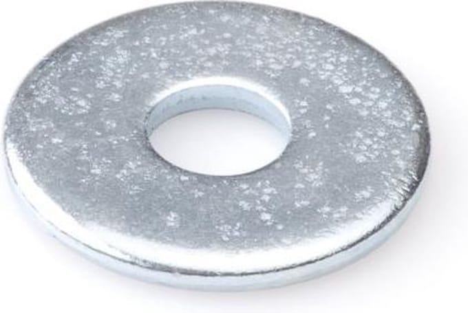 Sluitringen Verzinkt M 6 Rond 18mm Dik 1.6mm Din 9021