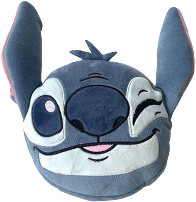 Lilo & Stitch Neck Cushion with Mask – Reiskussen + Slaapmasker Set