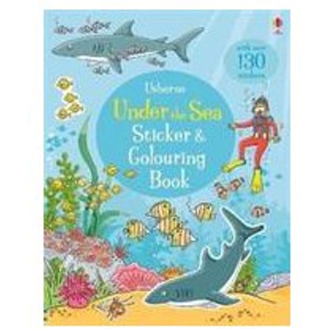 Under The Sea Sticker And Colouring Book - Jessica Greenwell