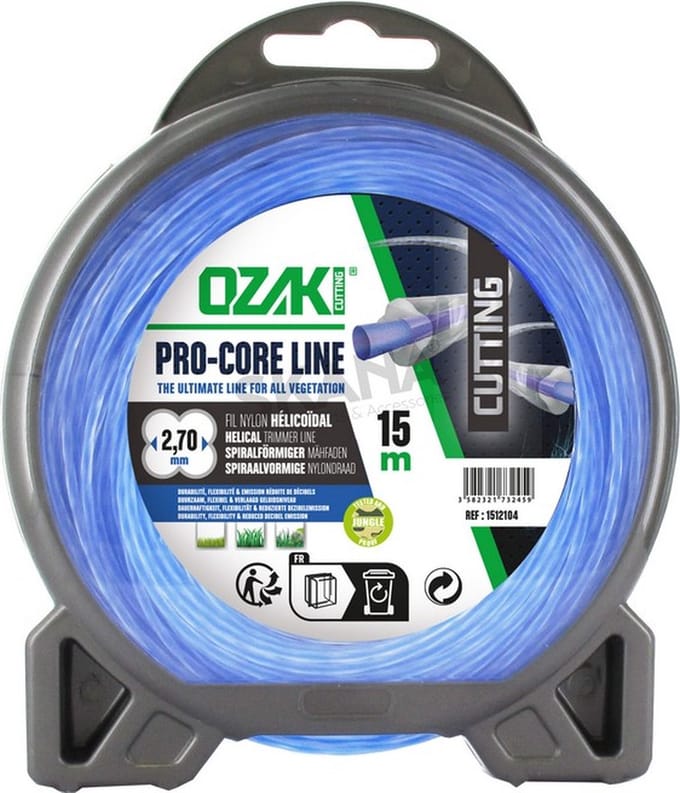 Blister nylon maaidraad premium Ozaki Lengte :15 m, Ø: 2,70mm