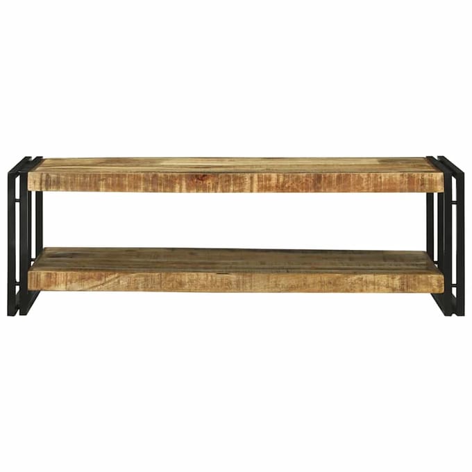 vidaXL - Salontafel - Bruin - 120 - x - 50 - x - 38 - cm - Massief - Mango - Hout