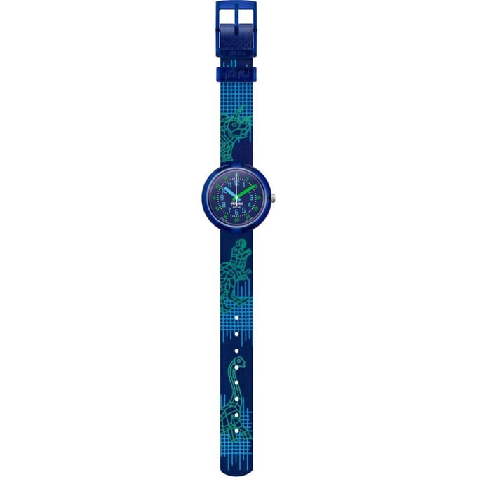 [Flick Flack] Montre pour enfant CYBEROZAURUS FPNP135 blue