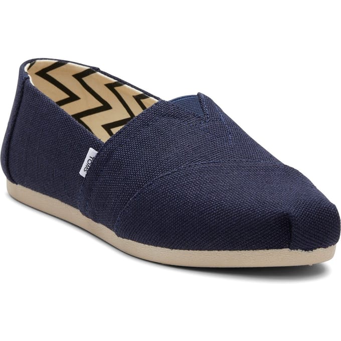 TOMS Alpargata Classic Katoenen Dames Marine Espadrilles