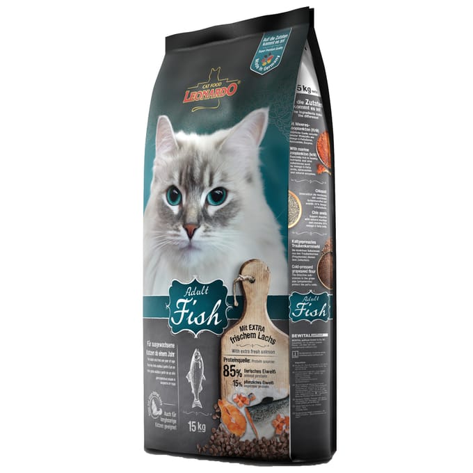 15kg Adult Vis Leonardo Kattenvoer