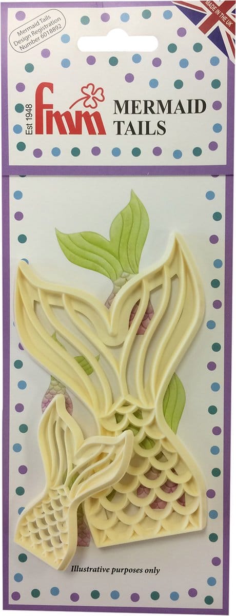 FMM Zeemeerminstaarten Uitsteker Set/2 | Mermaid Tails Cutter