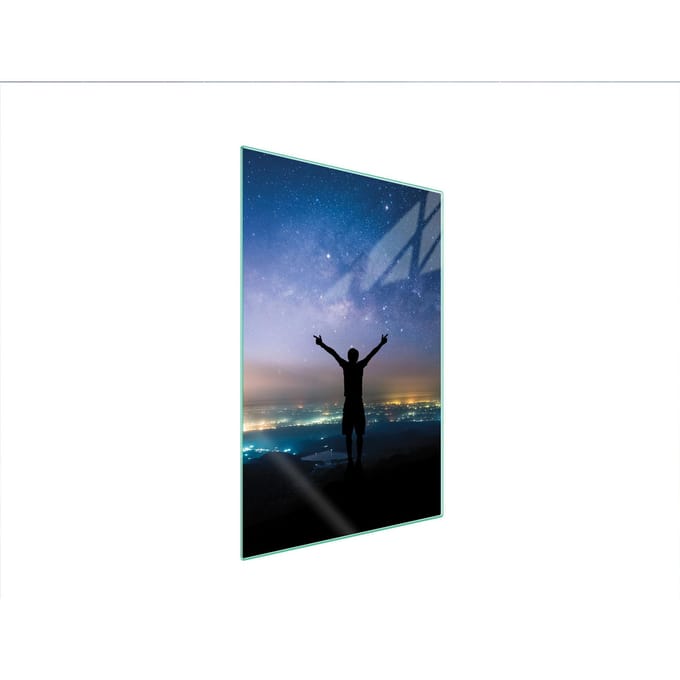 TMK ArtDeko - Snijplank - 35x52 cm - Sterren - Hartglas