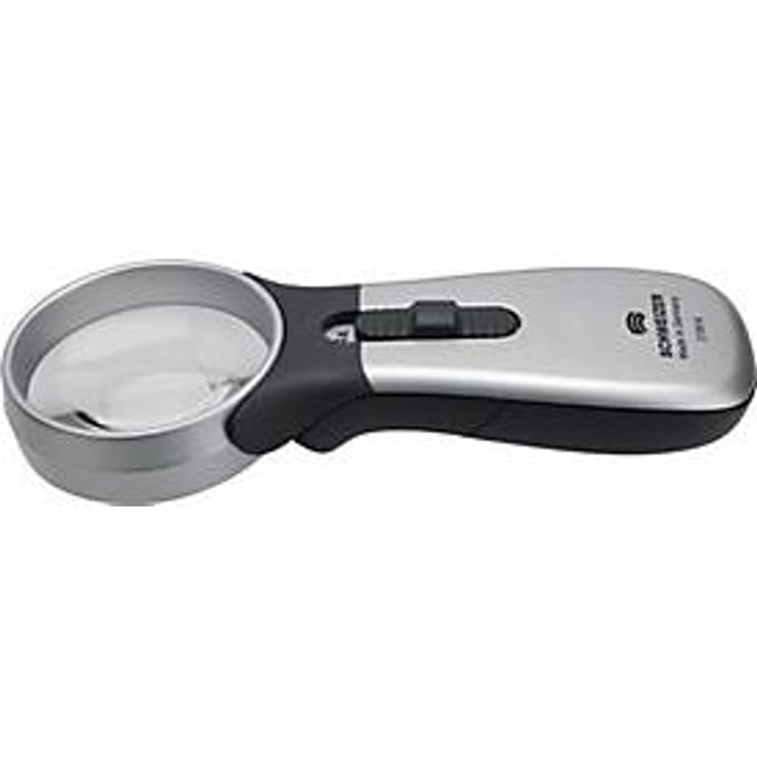 Handloep met verlichting Tech-Line CLASSIC Vergroting 4x LED Lenzen-D.55,0mm SCHWEIZER