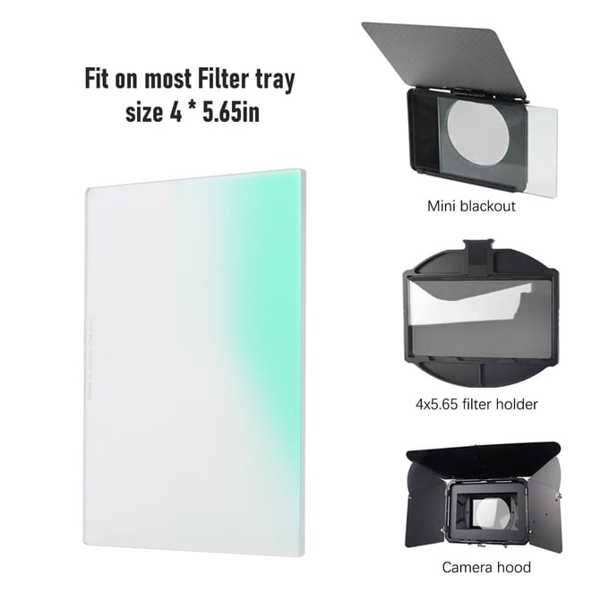 FOTGA 4mm Vierkant UV Filter 4 x 5.65in Beschermfilter Slank HD Optisch Glas Ultra Slank Multi transparant