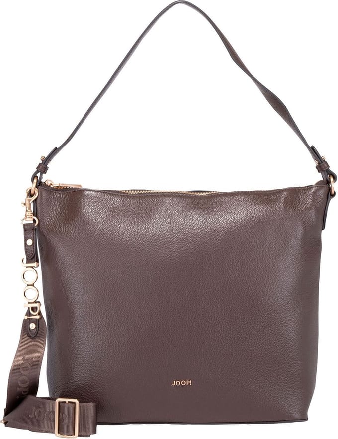 JOOP! Schoudertas Vivace Janna Hobo Darkbrown Donkerbruin