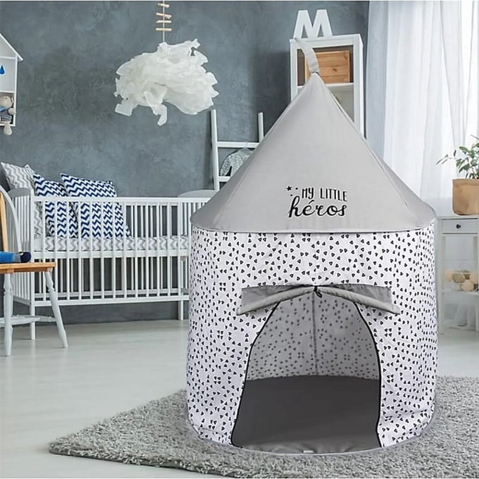 Home Deco Kids My Little Hero's tent - pop up speeltent - grijs