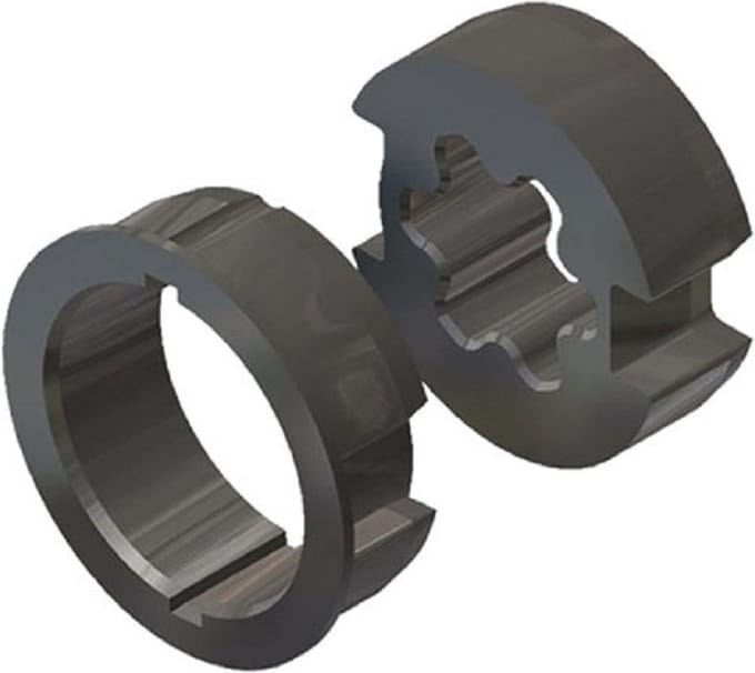 Adaptieset Ø 63 mm as met doekgleuf - 45 mm serie