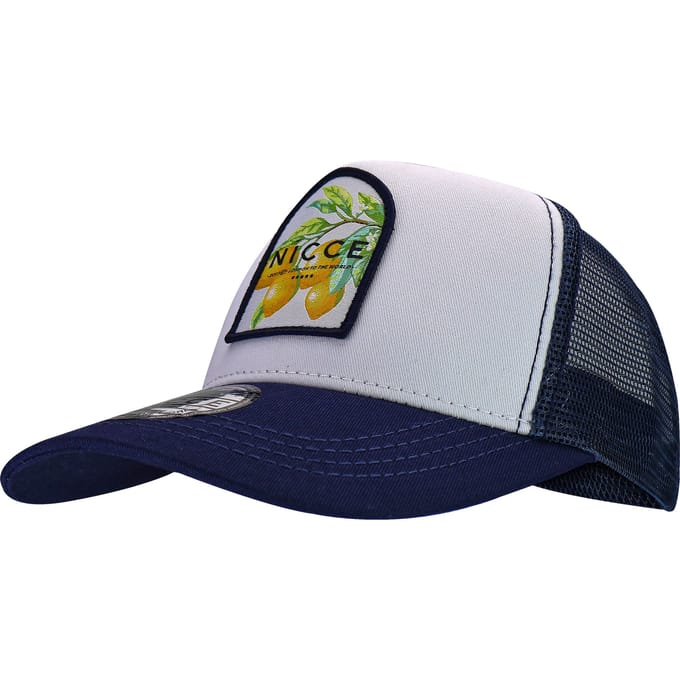Heren Geborduurde Santorini Trucker Cap | Katoenen Ademend One Size Pet