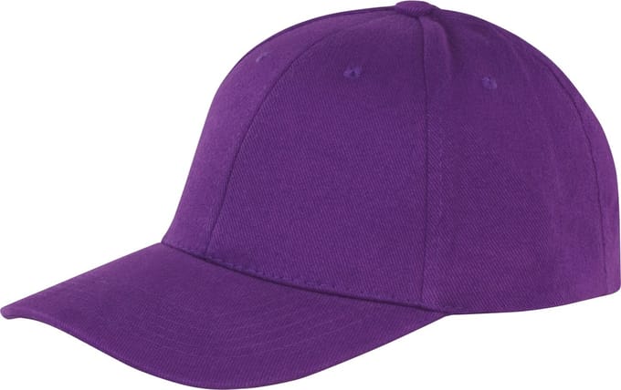 Result Memphis Brushed Cotton Low Profile Cap RH81 - purple - One size