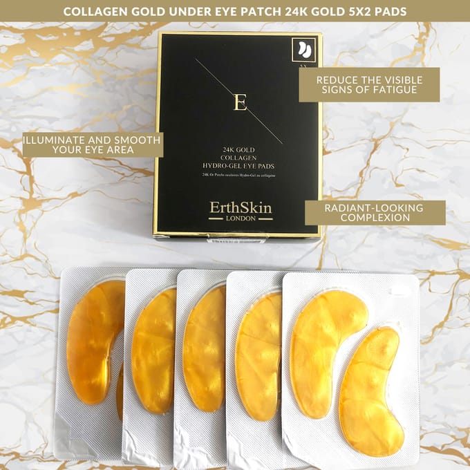 Collageen goud voor onder de ogen 24k goud 5X2 pads